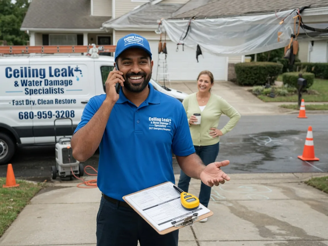 Ceiling Leak Cleanup Larchwood, IA FAQs